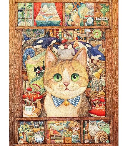 Amazon | 【日本製】ビバリー 1000ピース ジグソーパズル猫日和（49×72